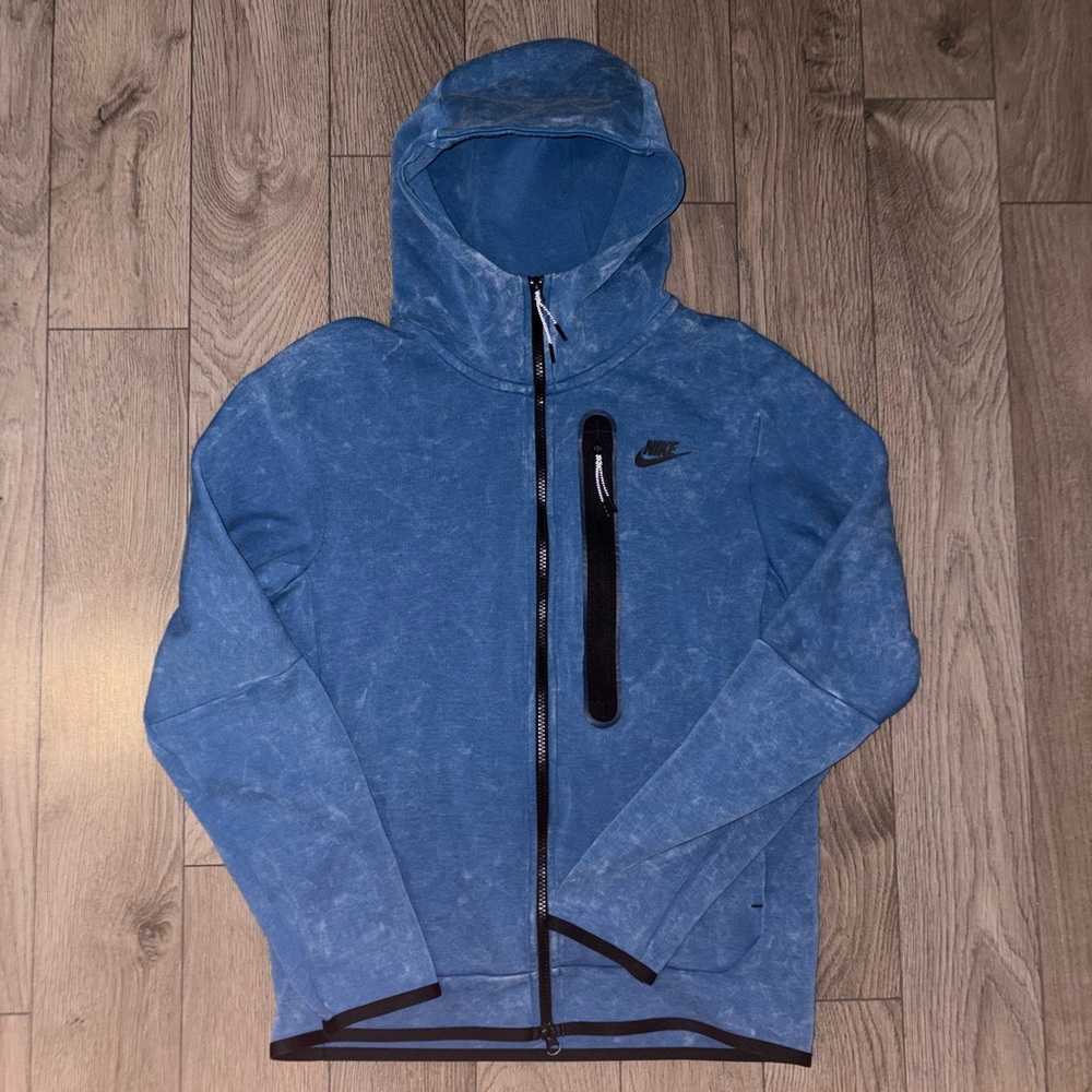 Nike Tech Fleece Faded Blue Full Zip Hoodie